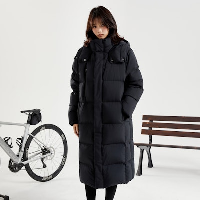 Skechers Jaket Down Hoodie Tahan Air Unisex Gaya Kasual Outdoor. L424U281 6