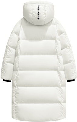 Skechers Jaket Down Hoodie Tahan Air Unisex Gaya Kasual Outdoor. L424U281 8