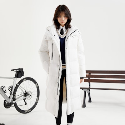 Skechers Jaket Down Hoodie Tahan Air Unisex Gaya Kasual Outdoor. L424U281 9