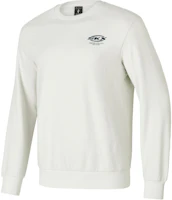 Skechers Unisex White Crewneck Long Sleeve Sweatshirt P424U031-01NJ Skechers Unisex White Crewneck Long Sleeve Sweatshirt P424U031-01NJ