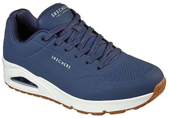 Skechers Uno-Stand On Air 'Sea Salt Butterfly - Biru Tua' 52458-NVY Lookbook Skechers Uno-Stand On Air 'Sea Salt Butterfly - Biru Tua' 52458-NVY