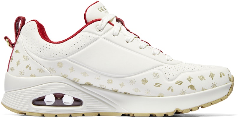 Skechers Uno-Year Of The Dragon 2024 'Beige Red' 183999-NAT Order Skechers Uno-Year Of The Dragon 2024 'Beige Red' 183999-NAT