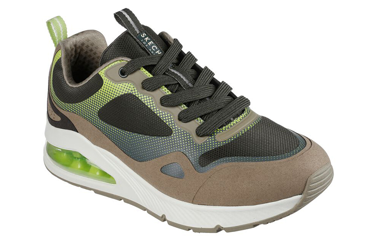 Lookbook Skechers Uno 2 'Green Brown' 232182-OLV