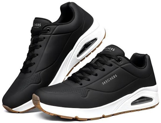 Skechers Uno 'Black White' 52458-BLK Lookbook Skechers Uno 'Black White' 52458-BLK