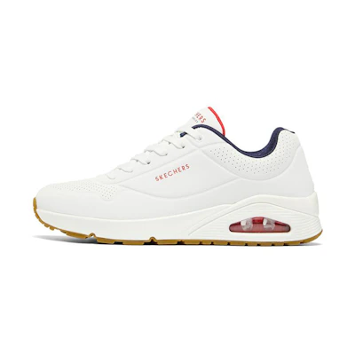 Skechers Uno 'White Navy Red'