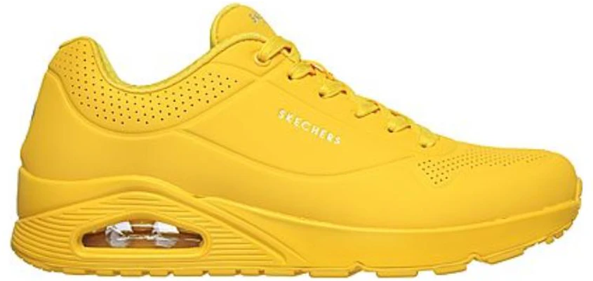Skechers Uno Stand On Air 經典慢跑慢步鞋 檸檬黃 Order Skechers Uno Stand On Air 經典慢跑慢步鞋 檸檬黃