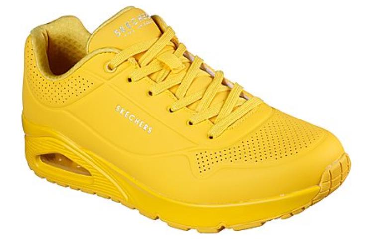 Lookbook Skechers Uno Stand On Air 經典慢跑慢步鞋 檸檬黃