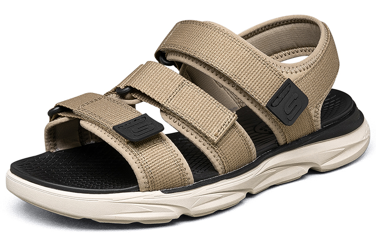 Lookbook Skechers USA Streetwear ''Sandale Sport Khaki à Bande Velcro'' 210258-KHK