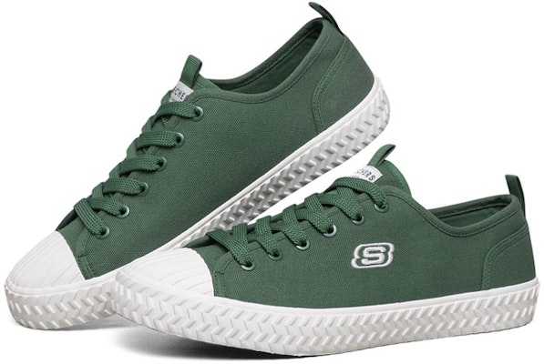 Skechers V'lites 2.0 Canvas Shoes Green 666128-DKGR Lookbook Skechers V'lites 2.0 Canvas Shoes Green 666128-DKGR