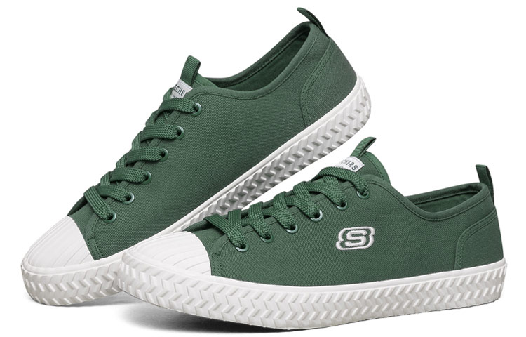Lookbook Chaussures Skechers V''lites 2.0 en Canvas Vert 666128-DKGR