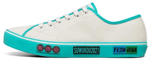 Skechers V'lites 'White Green Canvas' 666168-LGTQ Skechers V'lites 'White Green Canvas' 666168-LGTQ