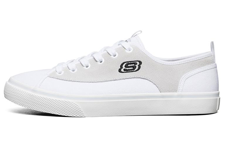 Skechers V'Lites 'White Low-Top' 666121-WHT