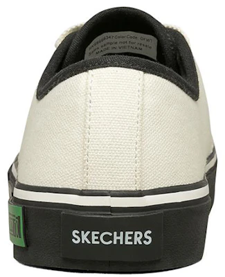 Scarpe Skechers V''lites Fashion Canvas Bianche 666168-OFWT Shop Scarpe Skechers V''lites Fashion Canvas Bianche 666168-OFWT