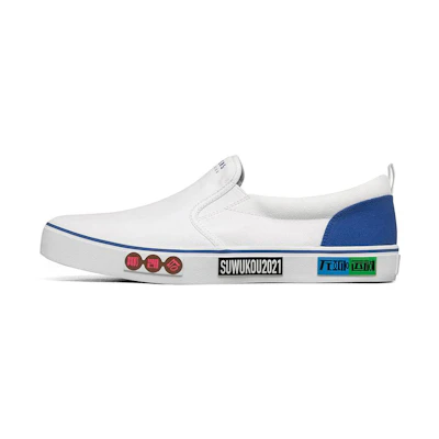Skechers V'lites Slip-On Low 'White Blue'
