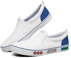 Skechers V'lites Slip-On Low 'Putih Biru' 666167-WBL Lookbook Skechers V'lites Slip-On Low 'Putih Biru' 666167-WBL