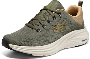 Lookbook Skechers Vapor Foam 雲跡 防滑耐磨 低幫 生活休閒鞋 男款 灰褐色