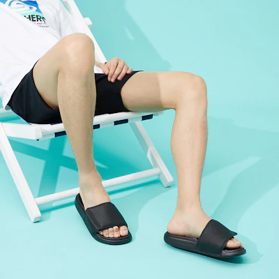 Sandales de Sport Noires Skechers à Scratch et Talon Plat 51729-BBK Details for Sandales de Sport Noires Skechers à Scratch et Talon Plat 51729-BBK
