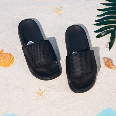 Skechers Selipar Sukan Hitam Tapak Rata Velcro 51729-BBK Sizing Skechers Selipar Sukan Hitam Tapak Rata Velcro 51729-BBK