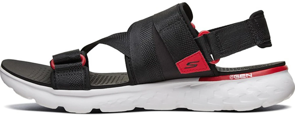 Sandales Skechers Noires Rouges Respirantes Sport Plein Air à Scratch 54263-BKRD Buy Sandales Skechers Noires Rouges Respirantes Sport Plein Air à Scratch 54263-BKRD