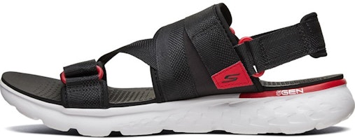 Skechers Velcro Outdoor Breathable Beach Sports Black Red Sandals 54263-BKRD Skechers Velcro Outdoor Breathable Beach Sports Black Red Sandals 54263-BKRD
