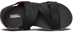 Lookbook Skechers Velcro Sandal Sukan Pantai Bernafas Hitam Merah Outdoor 54263-BKRD
