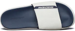 Lookbook Sandales de Sport Skechers à Scratch Plat Blanc Bleu Outdoor 51729-WNV