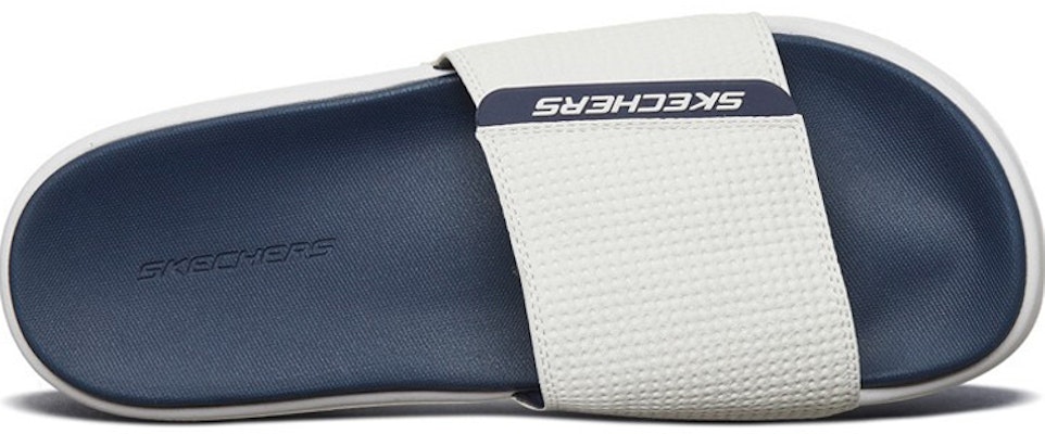 Skechers Velcro Kasut Sukan Outdoor Tapak Rata Putih Biru 51729-WNV Lookbook Skechers Velcro Kasut Sukan Outdoor Tapak Rata Putih Biru 51729-WNV