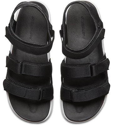 Skechers Sandal Sukan Luar Velcro Hitam Putih 666081-BKW Lookbook Skechers Sandal Sukan Luar Velcro Hitam Putih 666081-BKW