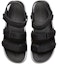 Lookbook Skechers Sandal Sukan Luar Velcro Hitam Putih 666081-BKW