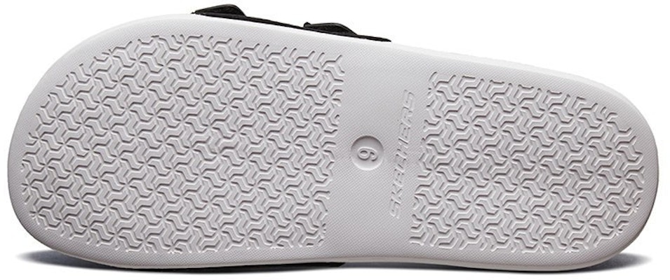 Skechers Sandal Sukan Luar Velcro Hitam Putih 666081-BKW Shop Skechers Sandal Sukan Luar Velcro Hitam Putih 666081-BKW