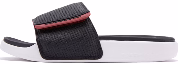 skechers-velcro-stylish-flat-heel-sports-slippers-black-red-51729-bkrd