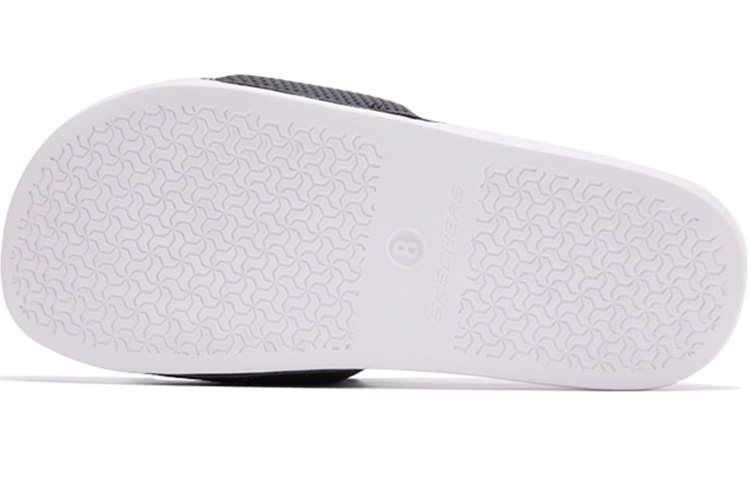 Shop Skechers Sandalias Deportivas Planas con Velcro Negro Rojo. 51729-BKRD