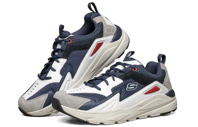Lookbook Skechers Verrado Hardloopschoenen Blauw/Wit/Rood 210037-NVW
