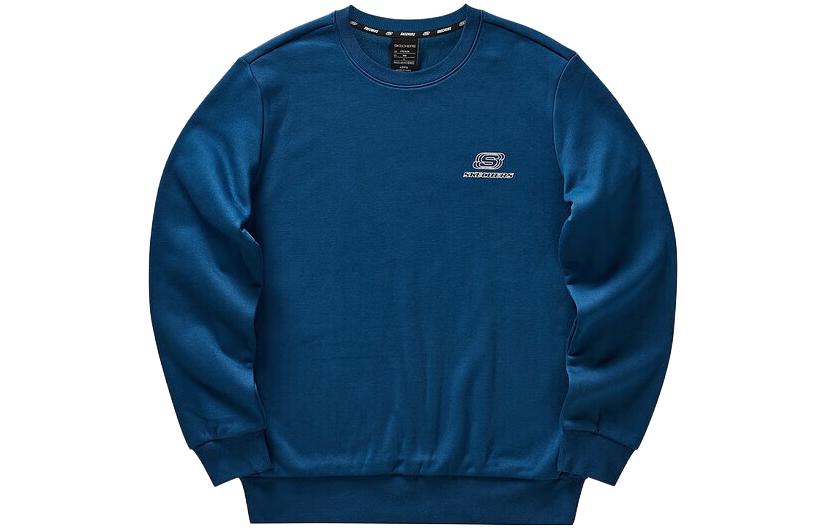 Skechers Vibrant Casual Knit Pullover Sweatshirt Unisex - Poseidon Blue L422U220-00H1