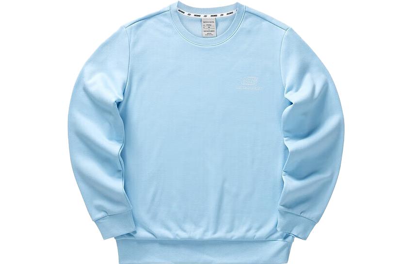 Skechers Vibrant Casual Knit Pullover Sweatshirt Unisex - Airy Blue L422U220-01CQ
