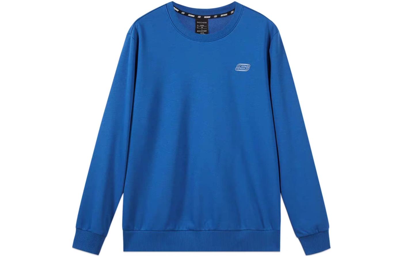 Skechers Vibrant Casual Unisex Crewneck Sweatshirt Classic Blue L422U130-0073