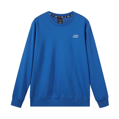 Skechers Vibrant Casual Unisex Crewneck Sweatshirt Classic Blue L422U130-0073