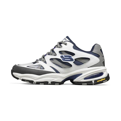 Skechers Vigor 3.0 Running Shoes White/Grey/Blue