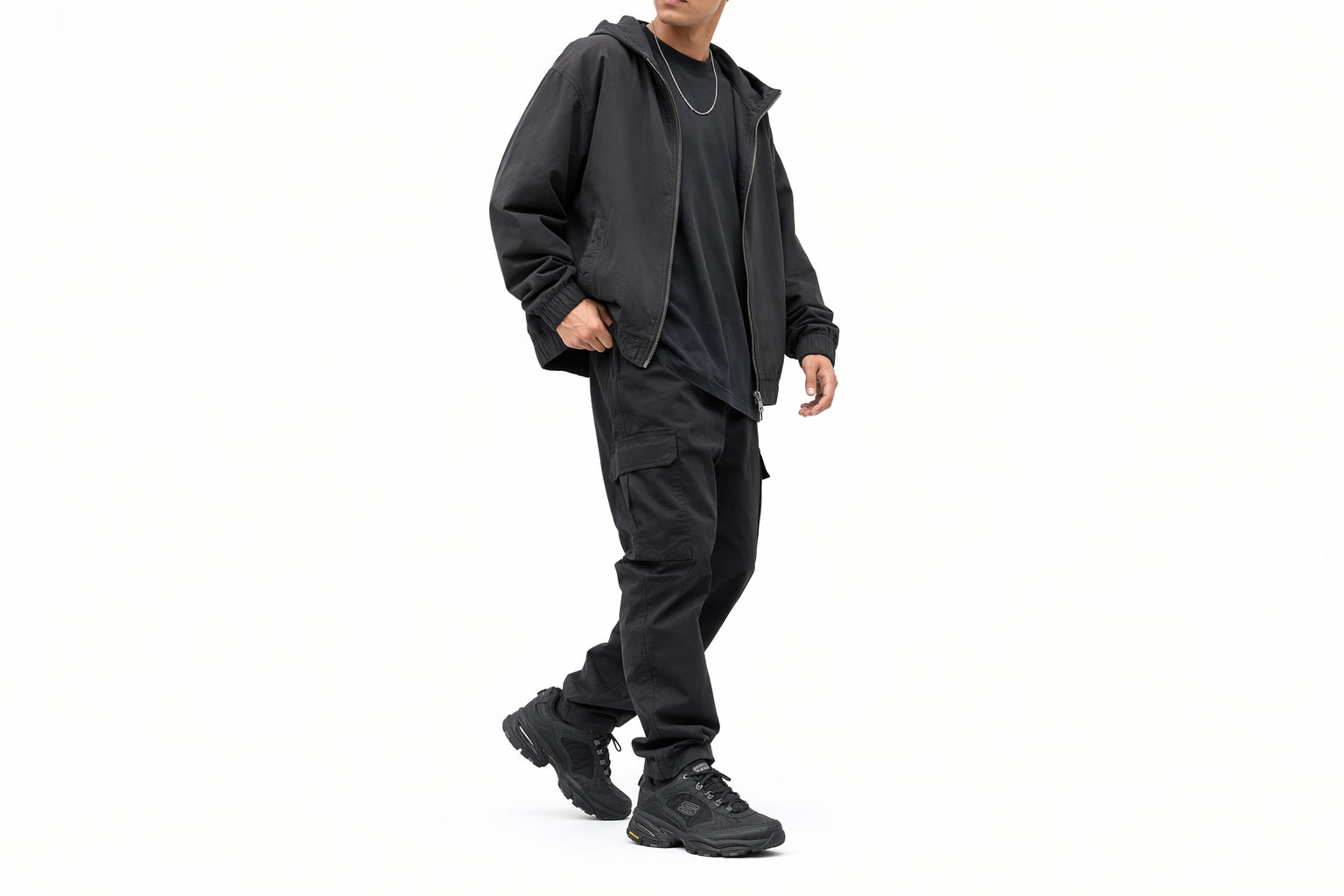 Order Skechers Vigor 3.0 耐磨低筒老爹鞋 黑色