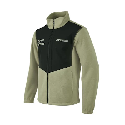 Skechers Vintage Logo Colorblock Fleece Track Jacket Men’s Sage Green P423M070-01DR