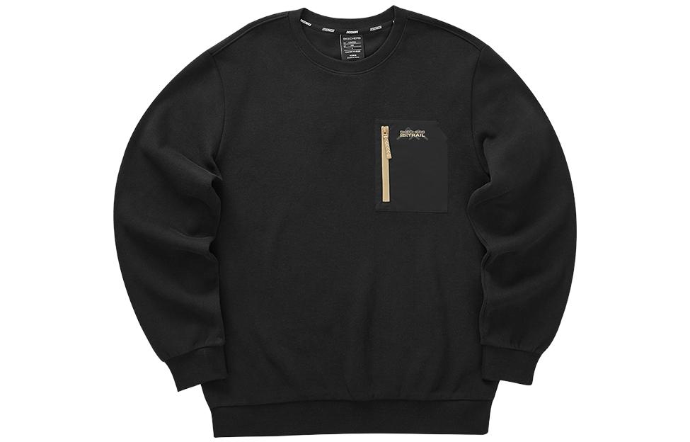 Skechers Walk Series Black Knit Pullover Sweatshirt L423M011-0018