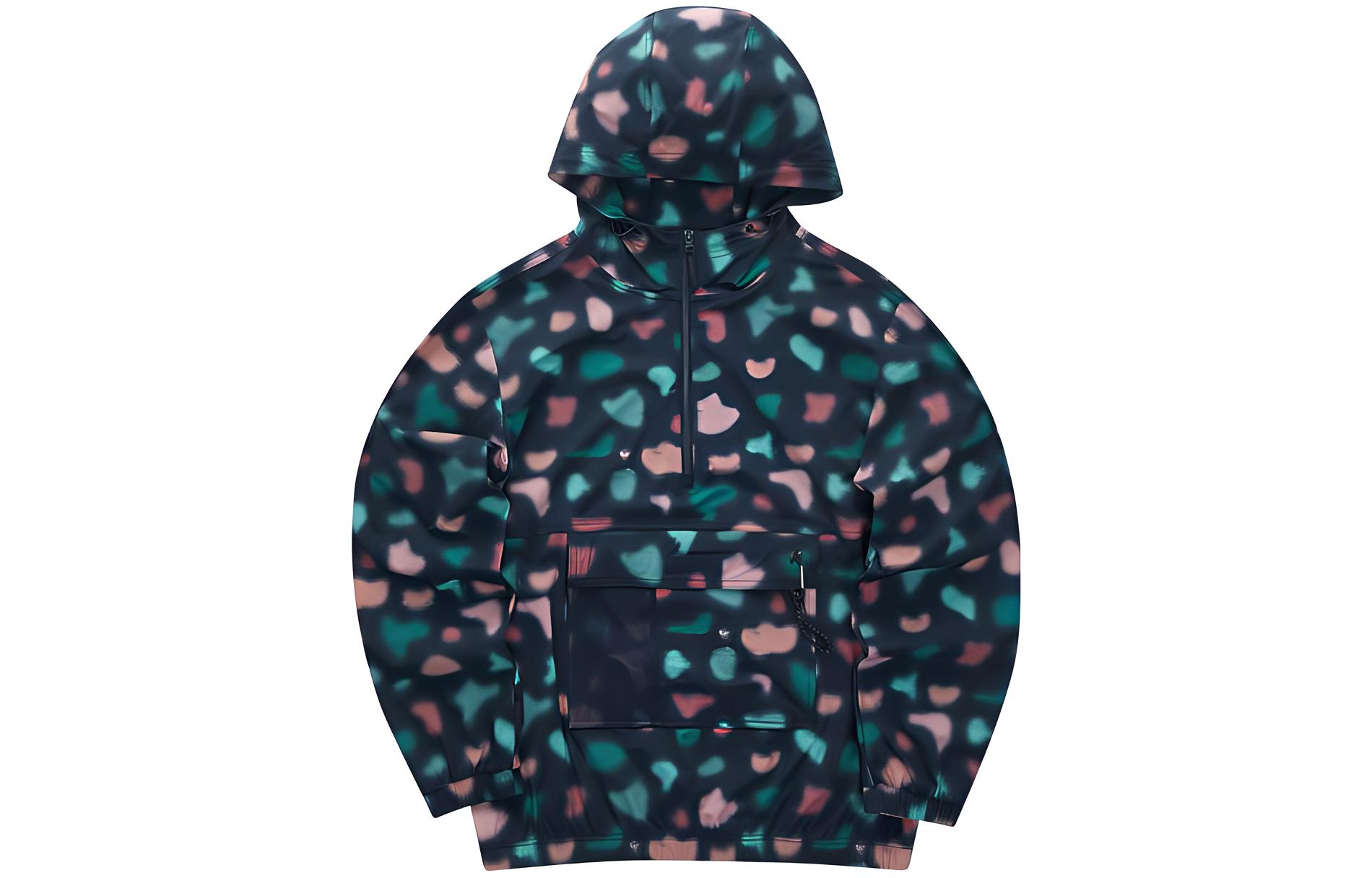 Skechers Walk Series Retro Zip Hoodie Blue with Climbing Rock Print (Men) L323M037-035K