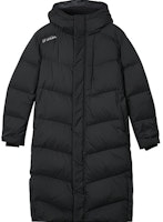 Skechers Walking FW23 Long Puffer Jacket Hooded Black L423M140-03B6 Skechers Walking FW23 Long Puffer Jacket Hooded Black L423M140-03B6