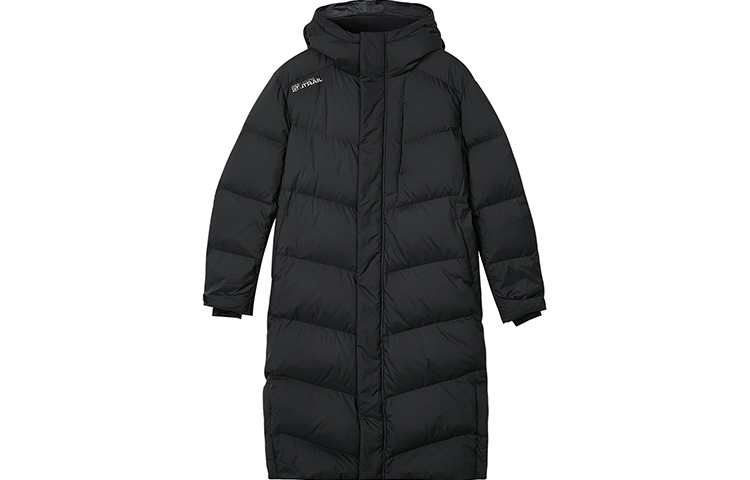 Order Skechers 步行 FW23 長版連帽羽絨外套 黑色 L423M140-03B6