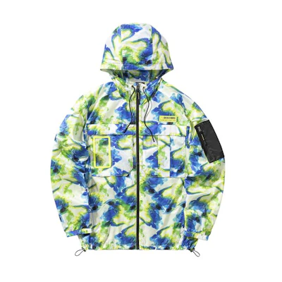 Skechers Walking Series Colorblock Camouflage Hooded Utility Jacket L121M011