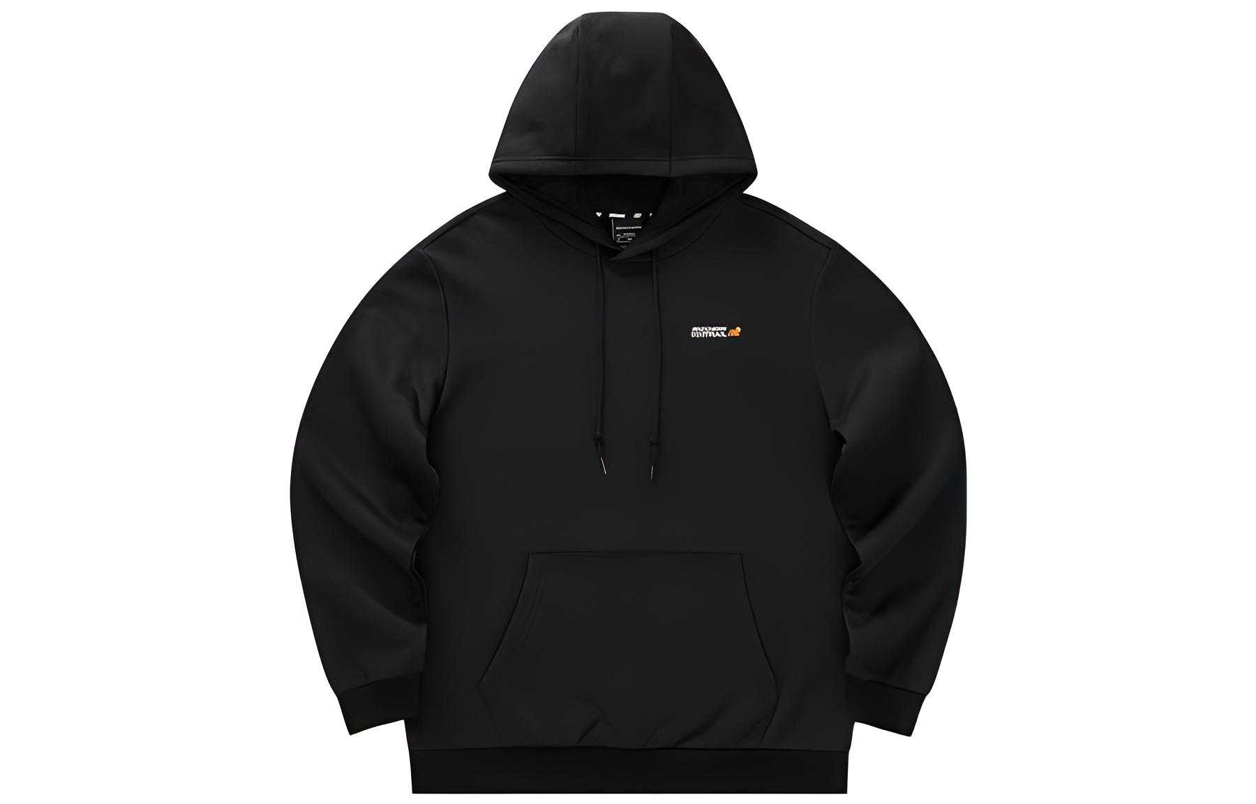 Skechers Walking Series Unisex Knit Hoodie Pullover in Carbon Black L422U104-0018