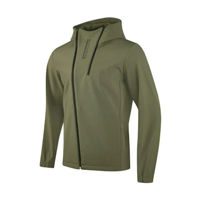 Skechers Waterproof Hooded Jacket in Stone Green - Casual and Warm P423M151-01DN