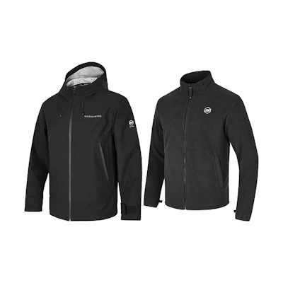 Skechers Waterproof Windproof Hooded Jacket - Carbon Black P424M027-0018