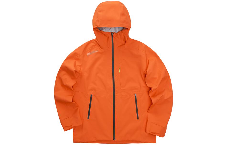 Skechers Waterproof Woven Hooded Jacket - Bright Orange Walking Series L323M127-00N6