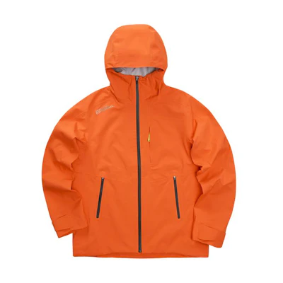 Skechers Waterproof Woven Hooded Jacket - Bright Orange Walking Series L323M127-00N6